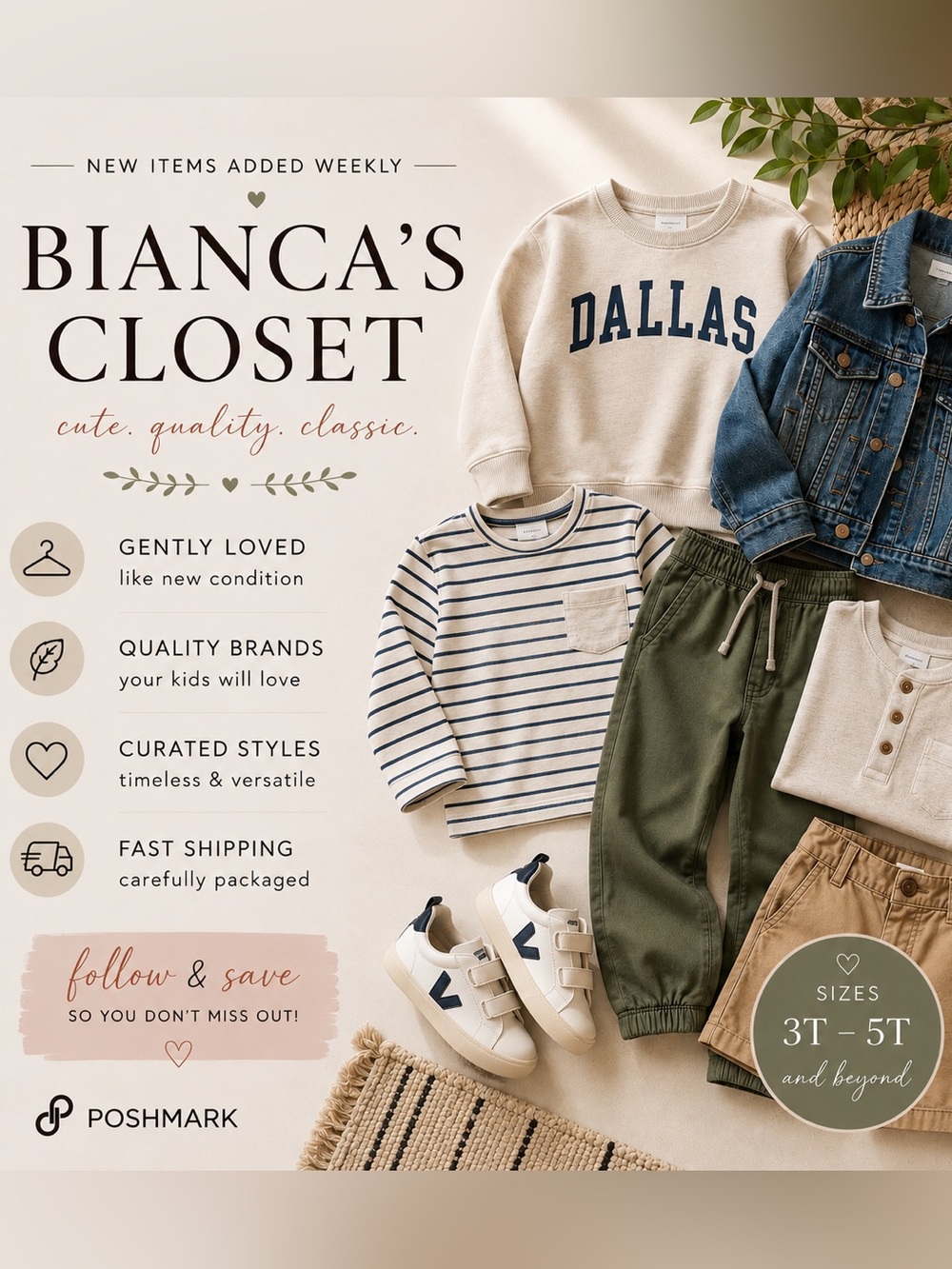 Enjoy shopping my closet!